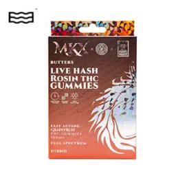 MKX Fast-Acting Live Hash Rosin Gummies Butters 100mg