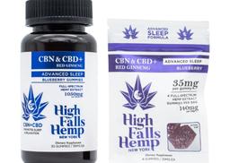 HIGH FALLS HEMP – ADVANCED SLEEP BLUEBERRY GUMMIES – 30CT