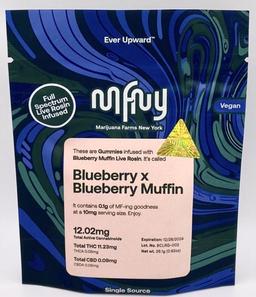 MFNY – BLUEBERRY X BLUEBERRY MUFFIN LIVE ROSIN GUMMIES – 10PK