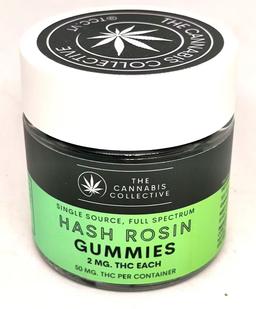 CANNABIS COLLECTIVE Hash Rosin Gummies | 50mg THC | The Cannabis Collective