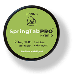 Springtab PRO Hybrid Tablets | 100mg | Tilia Processing