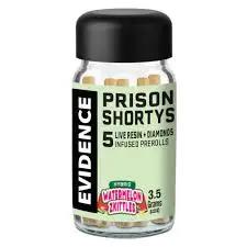 Prison Shortys - Watermelon ZKZ | Infused Prerolls - 5 pack