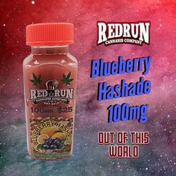 Red Run Cannabis Cultivators Hashade - Blueberry (100mg)